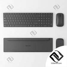 Microsoft keyboard, mouse